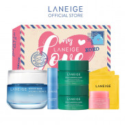 Bộ sản phẩm chăm da giấc ngủ & dưỡng ẩm nước khoáng xanh LANEIGE Water Bank Hydro Cream